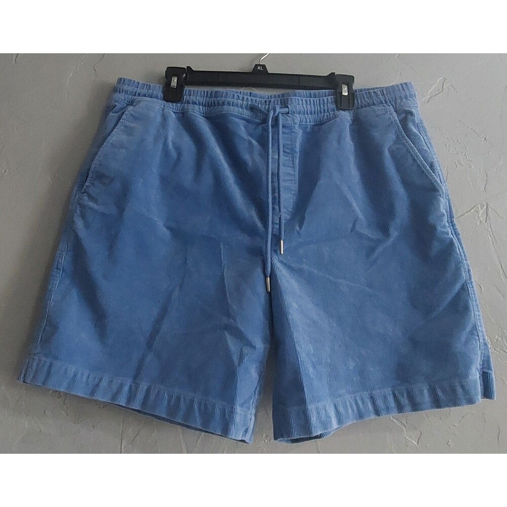 Vintage Shorts Bermuda Corduroy Women C&C CALIFORNIA,Size XL, Blue,36 Inch Waist